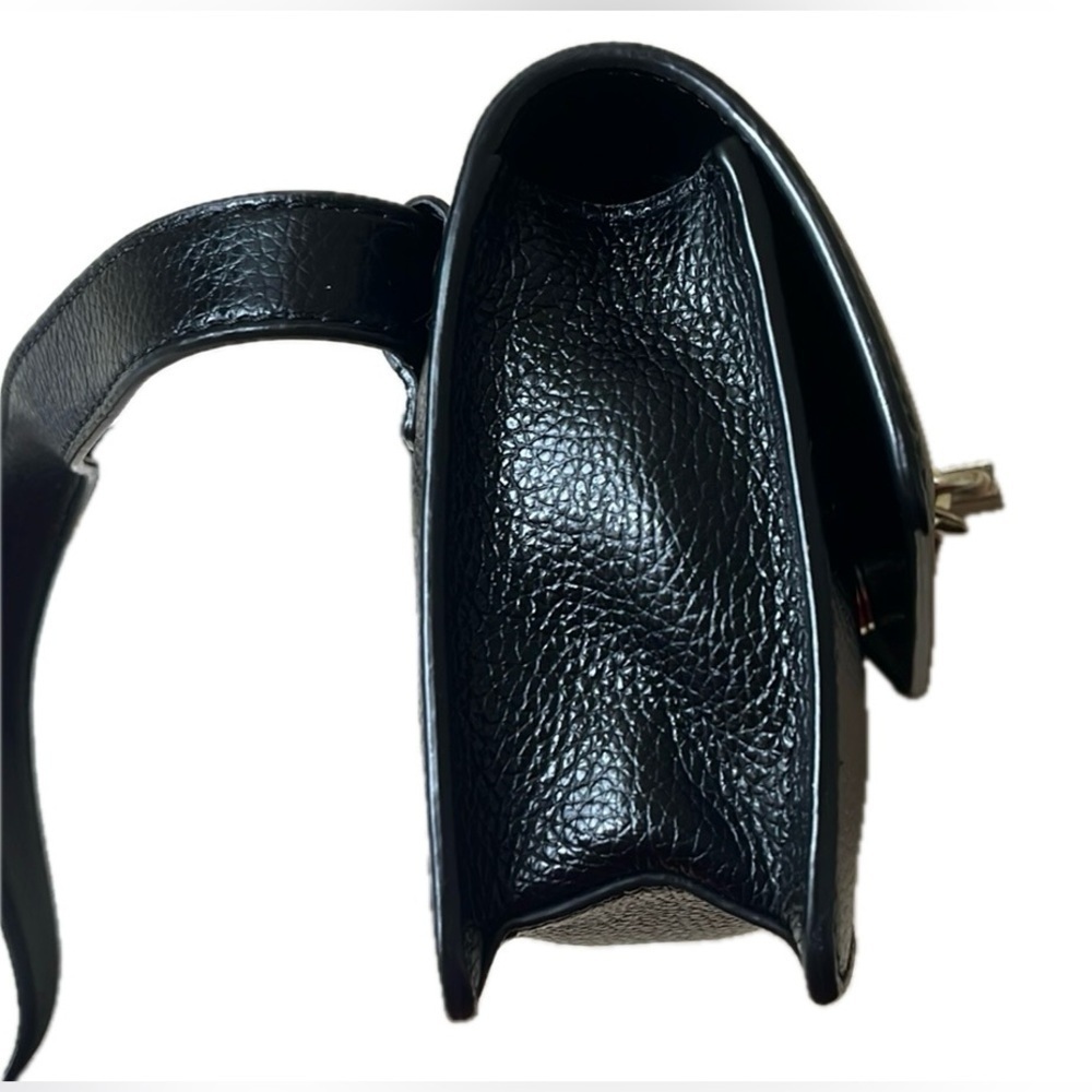 DKNY Elissa Cow Leather Belt Bag, Black, Goldtone Hardware - Picture 10 of 13